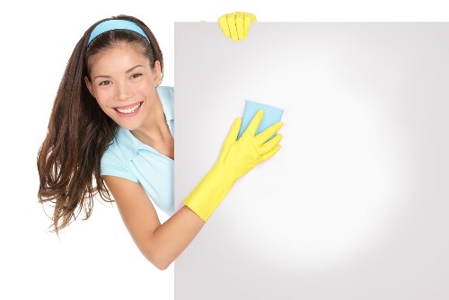 Professional carpet cleaning equipment in a Wimbledon business space